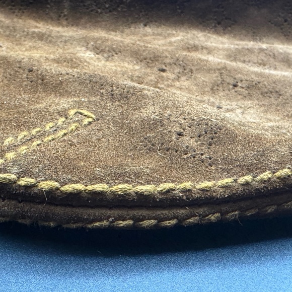 Rare Authentic Louis Vuitton Brown Suede Bag - Picture 8 of 14